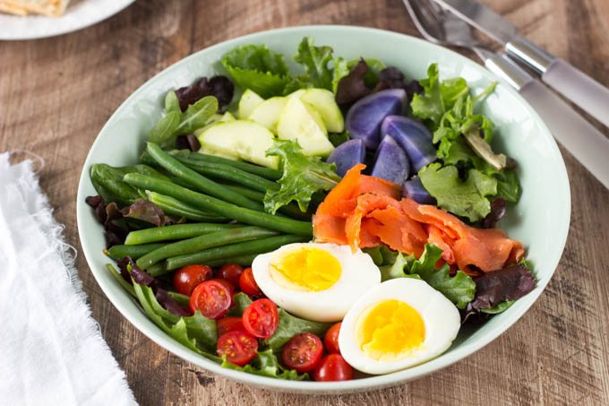 Salmon Nicoise Salad – A Retro Taste Brought Bang Up to Date